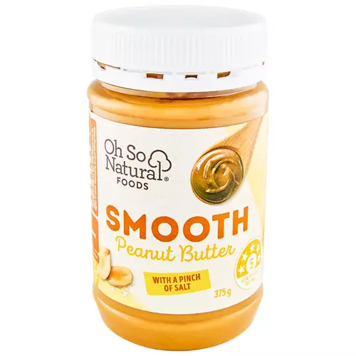 Natural Peanut Butter Smooth 375g