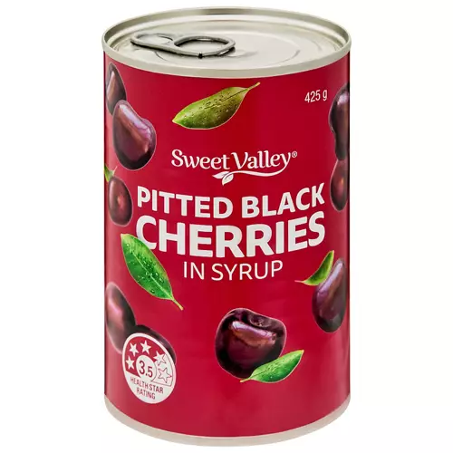 Pitted Black Cherries in Syrup 425g