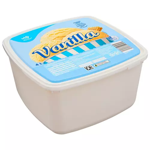 Vanilla Reduced Fat Ice Cream 4L