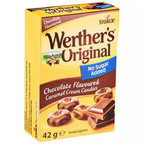 Chocolate Flavoured Caramel Cream Candies 42g