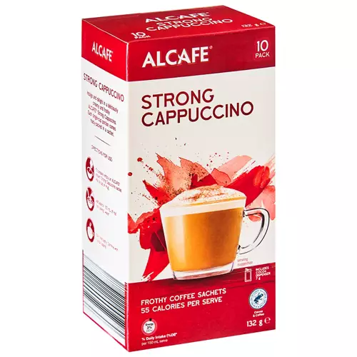 Strong Cappuccino Sachets 10 Pack 132g