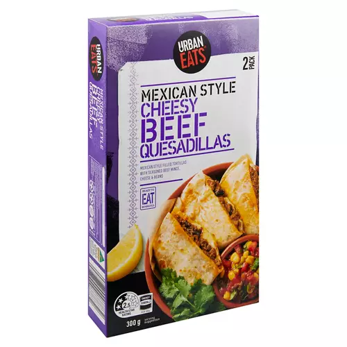 Cheesy Beef Quesadillas 2 Pack 300g