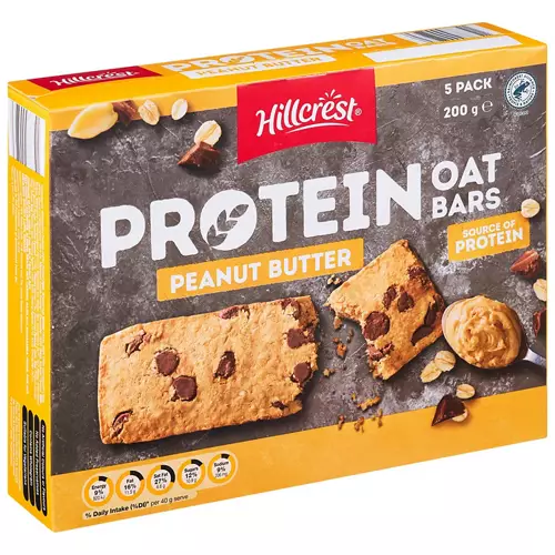 Protein Oat Bars Peanut Butter 5 Pack 200g