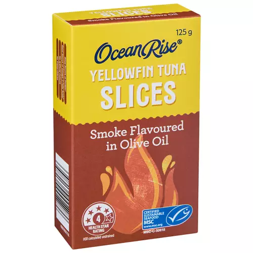 Yellowfin Tuna Slices Smoke Flavoured In Olive Oil 125g