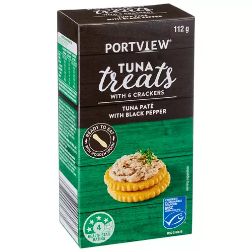 Tuna Pate With Black Pepper Treats with Crackers 112g