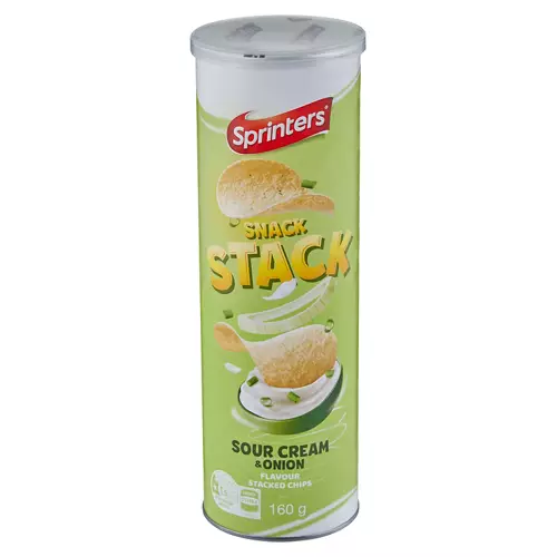 Snack Stack Chips Sour Cream & Onion Flavour 160g