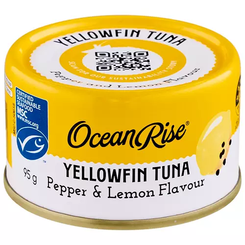 Yellowfin Tuna with Pepper and Lemon Flavour 95g