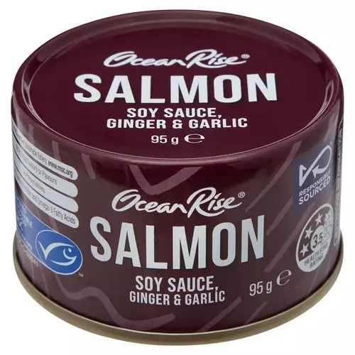 Soy Sauce Ginger & Garlic Salmon 95g