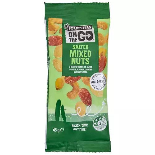 On The Go Salted Mixed Nuts 45g