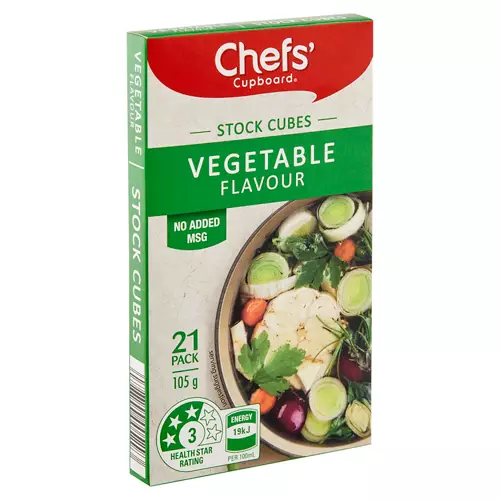 Vegetable Flavour Stock Cubes 21 Pack 105g