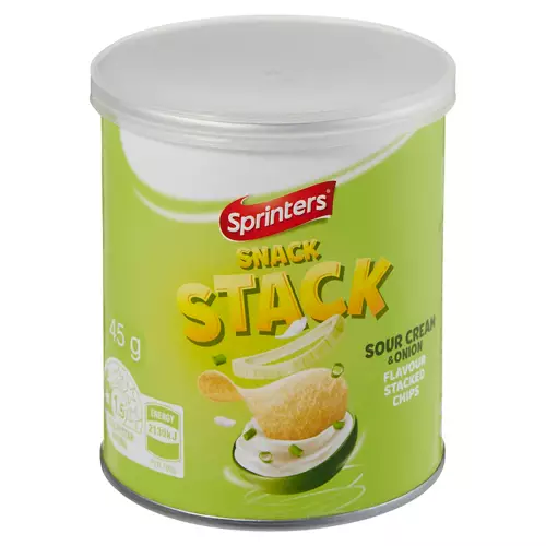 Snack Stack Chips Sour Cream & Onion Flavour 45g