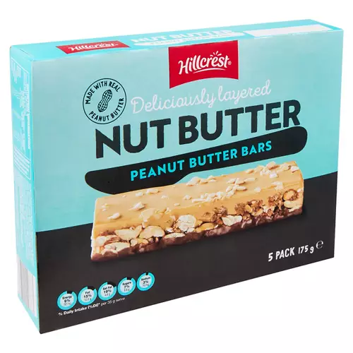 Nut Butter Bars Peanut Butter 5 Pack 175g