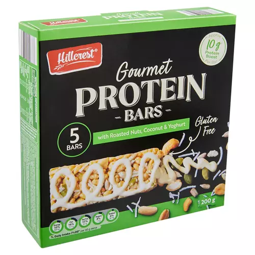 Gourmet Protein Bars Roasted Nuts, Coconut & Yoghurt 5 Pack 200g