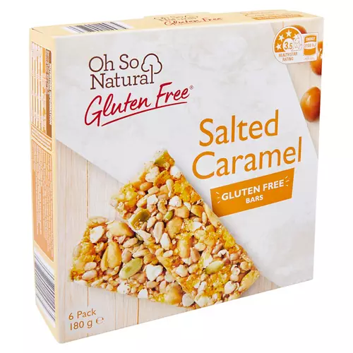 Bars Salted Caramel 6 Pack 180g