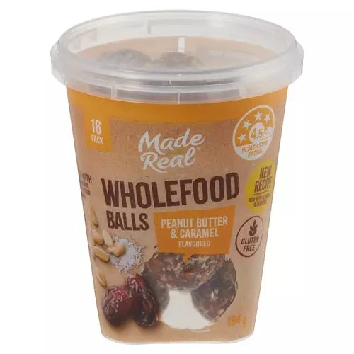Wholefood Balls Peanut Butter & Caramel 16 Pack 184g
