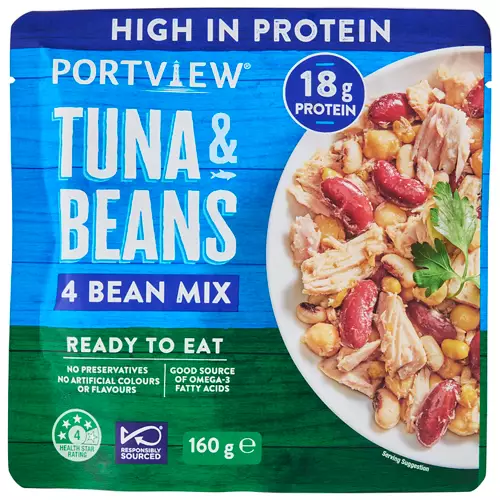 Tuna With 4 Bean Mix 160g