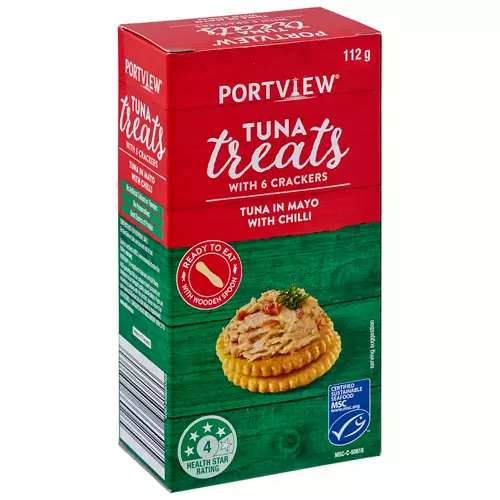 Mayo With Chilli Tuna Treat With Crackers 112g
