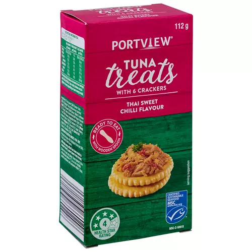 Thai Sweet Chilli Flavour Tuna Treats with Crackers 112g