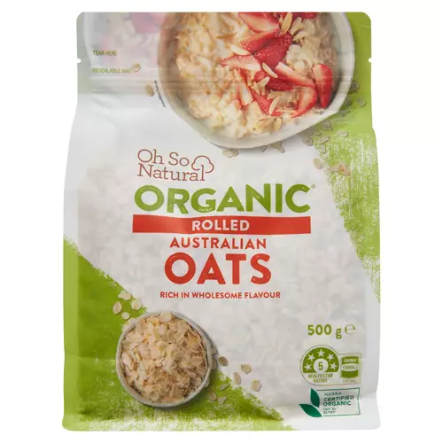Organic Rolled Oats 500g