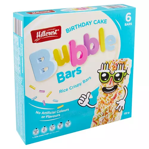 Bubble Bars Birthday Cake 6 Pack 132g