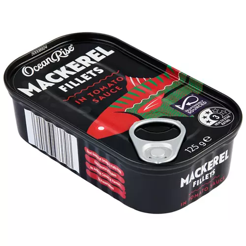 Mackerel Fillets in Tomato Sauce 125g