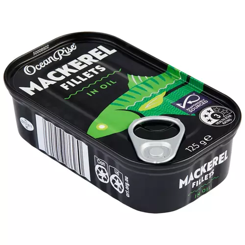 Mackerel Fillets in Oil 125g