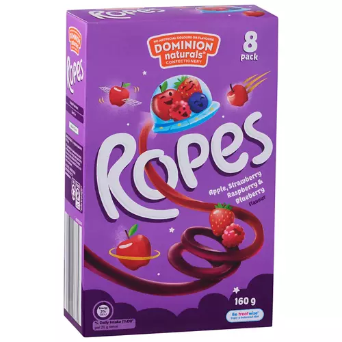 Ropes Mixed Berry 8 Pack 160g