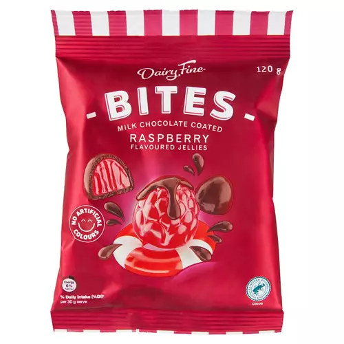 Milk Chocolate Raspberry Bites 120g