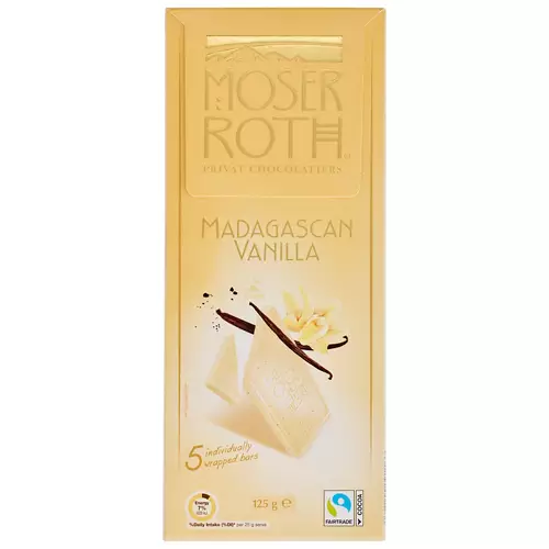Madagascan Vanilla Chocolate 5 Pack 125g