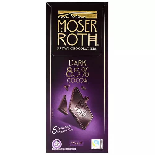 Finest Dark 85% Cocoa Chocolate 5 Pack 125g