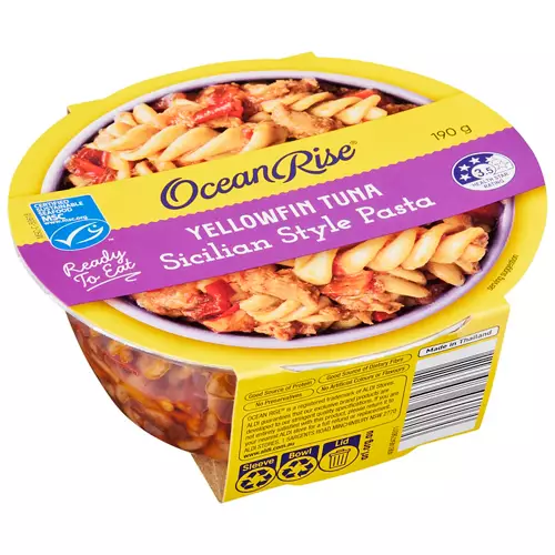 Yellowfin Tuna & Sicilian Style Pasta Ready Meal 190g