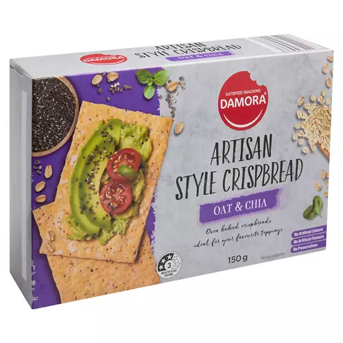 Artisan Style Oat & Chia Crispbread 150g