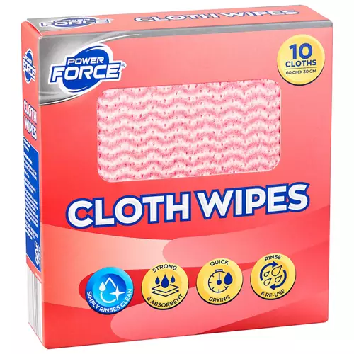 Assorted Cloth Wipes 10 Pack