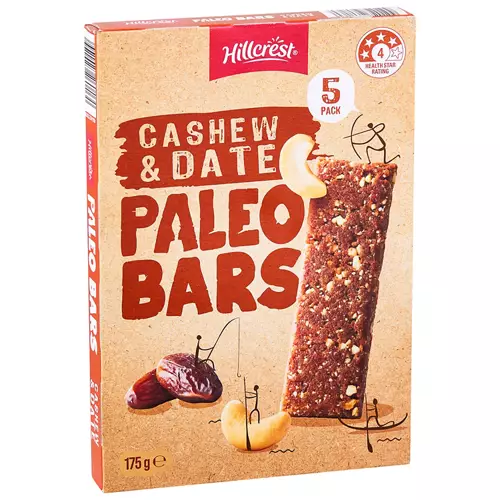 Cashew & Date Paleo Bar 175g