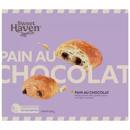 Pain Au Chocolat 6 Pack 360g