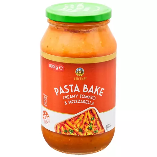 Pasta Bake Creamy Tomato Mozarella Sauce 500g