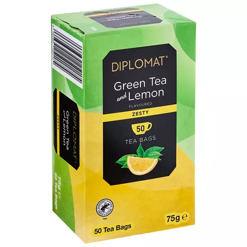 Green Tea Lemon 50 Tea Bags 75g