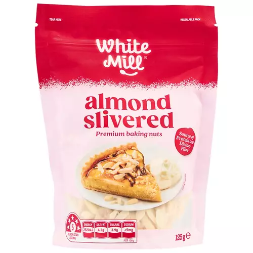 Baking Almonds Slivered 125g