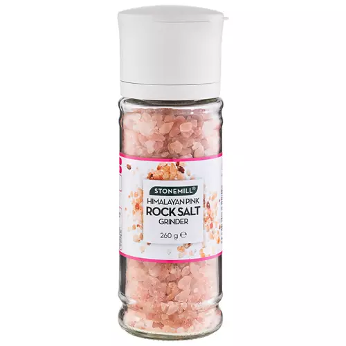 Himalayan Pink Rock Salt Grinder 260g