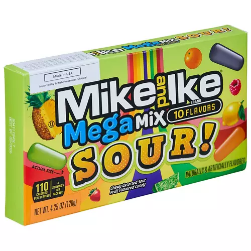 Mike and Ike Assorted Sour 120g