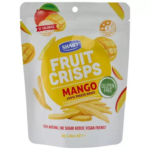 Freeze Dried Fruit Crisps Mango 30g