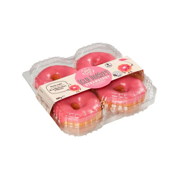 Iced Strawberry Ring 4 Pack