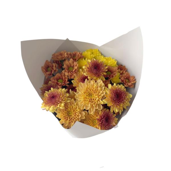 Bouquet Mixed Chrysanthemum Peach