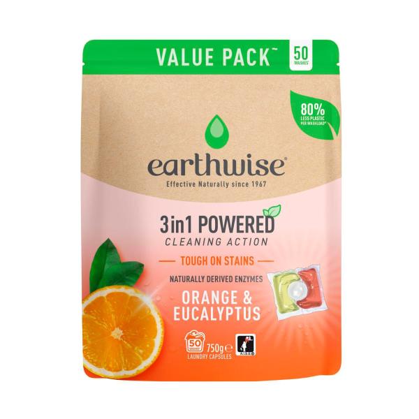 3 In 1 Laundry Capsules Orange & Eucalyptus