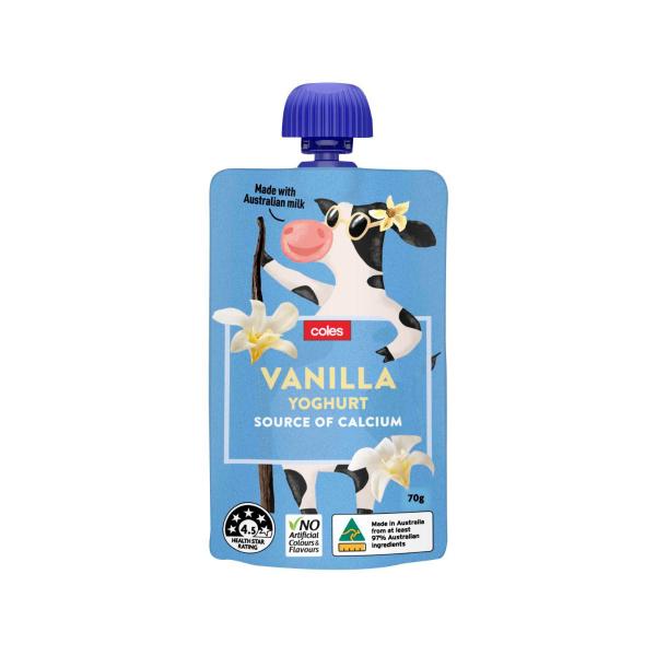 Squeezie Vanilla Yoghurt Pouch