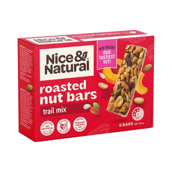 Nut Bars Yoghurt Trail Mix 6 Pack