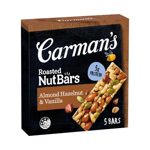 Almond Hazelnut & Vanilla Nut Bars 5 Pack