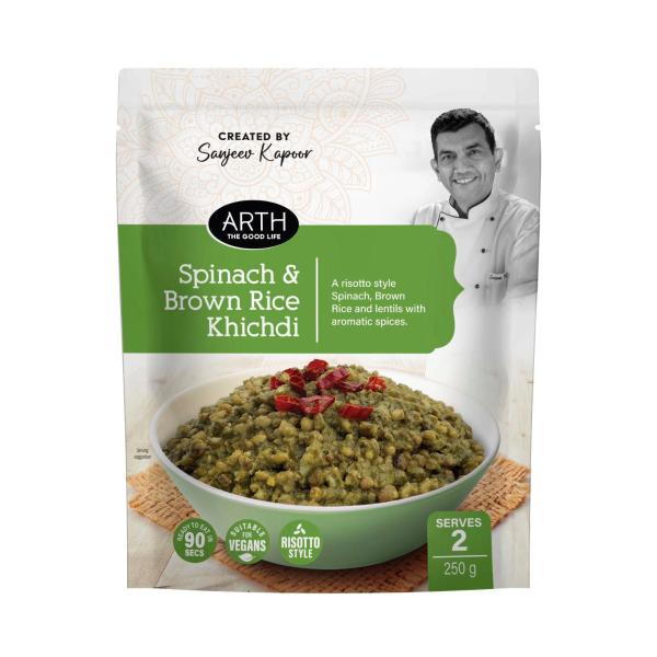 Rice Khichdi Spinach & Brown Rice Khichdi