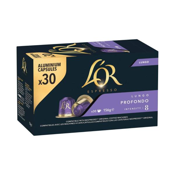 Espresso Lungo Profoundo Intensity 8 Coffee Capsules Nespresso* Compatible