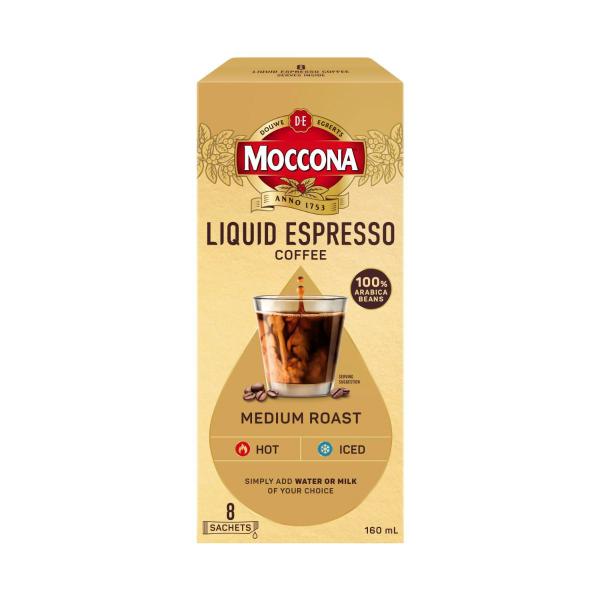 Espresso Medium Roast Concentrate Liquid Coffee Sachets